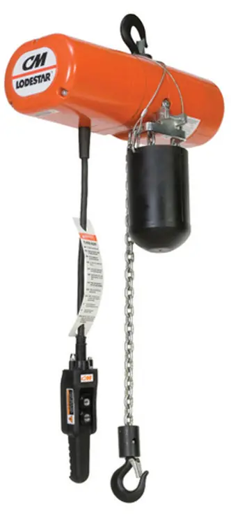 Cm Columbus Mckinnon 3141 1/2 Ton Lodestar Electric Chain Hoist 15‘ Lift Fresh Stock