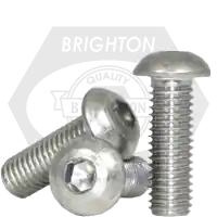 Trending 5/16"-18 x 3/4" Button Head Socket Cap Screws, Non-Standard, 18-8 Stainless Steel A2, Full Thread, Coarse (UNC), Qty 100