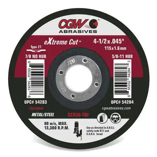 Don't Miss Out CGW Abrasives 54287 6 x .045 x 7/8 T27 Cer36-T-Bf Extreme Cer Cut Off Whls, 25 Pack