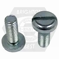 M4-0.70 x 5 mm Machine Screws, Slotted Pan Head, Metric Class 4.8, Zinc Cr+3, DIN 85, Qty 1000 Brand New