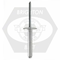 Special Offer Abs 4-3L 1/8 (.126-.187) x 0.313 Al5056 / Steel Large Dome Head Blind Rivet, Qty 500