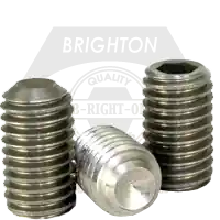 3/4"-10 x 3/4" Socket Set Screws Cup Point, Coarse (UNC), 316 Stainless Steel, Qty 25 Budget