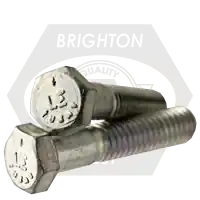 Free Returns 1/2"-13 x 5 1/4" Hex Cap Screws, Grade 5, Zinc Cr+3, Partial Thread, Coarse (UNC), Medium Carbon Steel, Made in USA, Qty 25