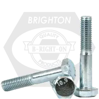 M18-2.50 x 90 mm Hex Cap Screws, Metric Class 10.9, Zinc-Blue Cr+3, Partial Thread, Coarse (UNC), Alloy Steel, Qty 20 Time-Limited