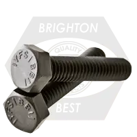 Reduced Price 1/4"-20 x 5 1/2" Hex Tap Bolts, Grade 5, Plain Finish, Full Thread, Medium Carbon Steel, Qty 25