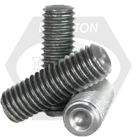 Direct From Factory M8-1.25 x 55 mm Socket Set Screws, Cup Point, Grade 45H, Thermal Black Oxide, Coarse (UNC), ISO 4029 / DIN 916, Qty 100