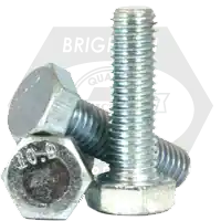 M10-1.50 x 100 mm Hex Cap Screws, Metric Class 10.9, Zinc Cr+3 Bake, Full Thread, Coarse (UNC), Alloy Steel, DIN 933, Qty 50 Don't Miss Out