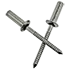 Special Discount Ssmg 62-64 3/16 (.063-.250) Steel/Steel Zinc Dome Head Multi-Grip Type Blind Rivets, Qty 500