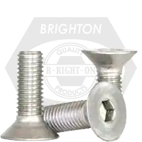 Weekend Sale M16-2.00 x 30 mm Flat Head Socket Cap Screws, 18-8 Stainless Steel A2, Full Thread, Coarse (UNC), Qty 50