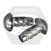 Discount 6 x 3/8" Drive Screws, Round Head, Type U, 304 Stainless Steel, Qty 200
