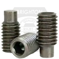 1/2"-20 x 1 1/2" Socket Set Screws, Full Dog Point, Black Oxide, Fine (UNF), Alloy Steel, Qty 50 Trending