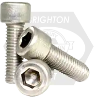 Crafted 7/16"-14 x 3 1/2" Socket Head Cap Screws, 18-8 Stainless Steel A2, Coarse, Partially Threaded, Qty 150