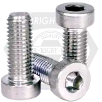 M12-1.75 x 50 mm Low Head Socket Cap Screws, 18-8 Stainless Steel A2, Full Thread, Coarse (UNC), Qty 50 Trusted Brand