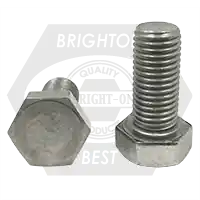Deal M14-2.00 x 65 mm Hex Cap Screws, 316 Stainless Steel A4, Full Thread, Coarse (UNC), DIN 933, Qty 25