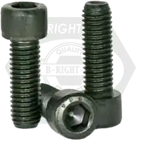1/2"-12 x 1 1/2" Socket Head Cap Screws, BSW, Thermal Black Oxide, Full Thread, Alloy Steel, Qty 50 Seasonal Sale