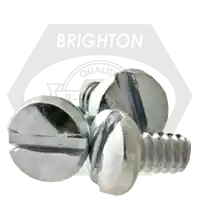 Markdown 4-40 x 3/4" Machine Screws, Slotted Binder Head, 18-8 Stainless Steel, Full Thread, Qty 1000