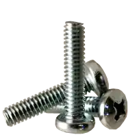 In Demand 10-24 x 2 7/8" Machine Screw Pan Head Phillips Zinc Cr+3, Full Thread, Qty 25