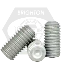 Buy Online 10-32 x 3/4" Socket Set Screws Cup Point, Fine (UNF), Alloy Steel, Mechanical Zinc Cr+3, Qty 100