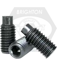 M5-0.80 x 40 mm Socket Set Screws, Dog Point, Metric Class 45H, Black Oxide, Coarse (UNC), Alloy Steel, ISO 4028 / DIN 915, Qty 200 Must Have