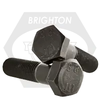 Brand New M36-4.00 x 240 mm Hex Cap Screws, Metric Class 8.8, Plain Finish, Partial Thread, Coarse (UNC), Medium Carbon Steel, DIN 931 / ISO 4014, Qty 1