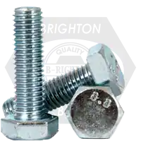 Place Order M4-0.70 x 30 mm Hex Cap Screws, Metric Class 8.8, Zinc Cr+3, Partial Thread, Coarse (UNC), Medium Carbon Steel, DIN 931 / ISO4014, Qty 100