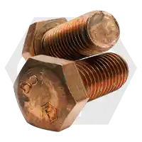 1/2"-13 x 1 1/4" Hex Cap Screws, Silicon Bronze, Full Thread, TFL 651, Made in USA, Qty 50 Fan Favorite