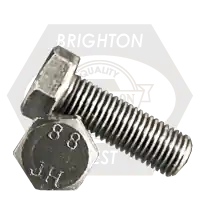 M10-1.50 x 85 mm Hex Cap Screws, Metric Class 8.8, Plain Finish, Full Thread, Coarse (UNC), Medium Carbon Steel, DIN 933, Qty 50 Discount