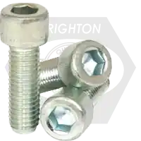 Best Price 2-56 x 3/4" Socket Head Cap Screws, Zinc-Bake Cr+3, Coarse (UNC), Alloy Steel, Qty 500