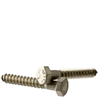 Top Pick M12 x 50 mm Hex Lag Screws (Coach Screws), 316 Stainless Steel A4, DIN 571, Qty 25