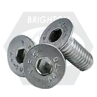 Place Order M10-1.50 x 45 mm Flat Head Socket Cap Screws, 316 Stainless Steel A4, Partial Thread, Coarse (UNC), Qty 100