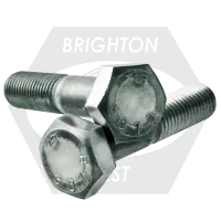 1/2"-13 x 2" A307 Grade B Heavy Hex Bolts, Coarse, Zinc Cr+3, Partially Threaded, Qty 350 Flash Sale