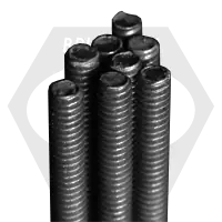 1 1/8"-8 x 6 ft A193 B7 All Thread Rods Plain, Qty 2 Flash Sale