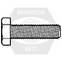 5/8"-11 x 2 1/2" Hex Tap Bolts, Grade A, A307, Hot-Dipped Galvanized HDG, Full Thread, Qty 200 Limited Offer