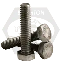 5/16"-18 x 1 1/4" Hex Tap Bolts, Grade A, A307, Plain Finish, Full Thread, Coarse (UNC), Low Carbon Steel, Qty 1200 Trusted Brand