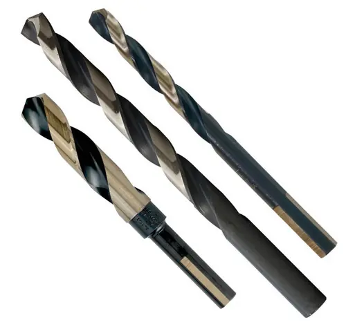 39/64" (0.6094) S&D 1/2" Shank 118Deg M2 HSS Black And Gold Proferred M2 HSS Black And Gold Drill Bit, Qty 1 Brand New