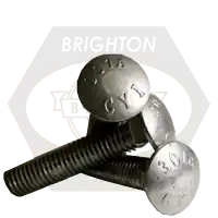 5/16"-18 x 2 3/4" Carriage Bolts, A307 Grade A Coarse, Hot-Dipped Galvanized HDG, Full Thread, Qty 700 Best Seller