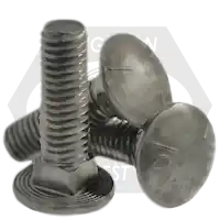 Buy Today 3/4"-10 x 2 1/2" Carriage Bolts, Grade 5, Hot-Dipped Galvanized HDG, Full Thread, Qty 120