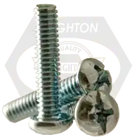 1/2"-13 x 6" Machine Screws, Phillips/Slotted Combo Round Head, Zinc Cr+3, Full Thread, Qty 75 Cheap