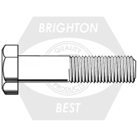 3/4"-10 x 2 1/4" Heavy Hex Structural Bolts, Type 1, Plain Finish, Partial Thread, A490, Qty 150 Top Rated