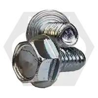 Markdown 6-32 x 3/4" Thread Rolling Screws, Unslotted Indent Hex Washer Head HWH, Zinc Cr+3 & Wax , Full Thread, Qty 10000