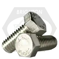 1"-8 x 16" Hex Cap Screws, 18-8 Stainless Steel A2, Partial Thread (6" Thread), Coarse (UNC), ASTM F593, Qty 5 Grab Now