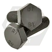 3/4"-10 x 4 1/2" Heavy Hex Bolts, Grade B7, Plain Finish, Partial Thread, A193, Qty 10 Bargain