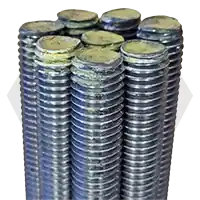 Hassle-Free Returns 1 1/4"-7 x 6 ft F1554 Grade 55 S1 Threaded Rod, Hot-Dipped Galvanized HDG, Made in USA, Qty 2