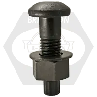 Discount 3/4"-10 x 4 1/4" Tension Control Bolt A325, Round Head, Plain Finish w/ Heavy Hex Nut, Grade DH A563 & Round Washer F436, Qty 180