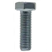 Next Day Delivery 1/2"-13 x 3" Hex Cap Screws, Grade 5, Zinc Cr+3, Partial Thread, Made in China, Qty 200