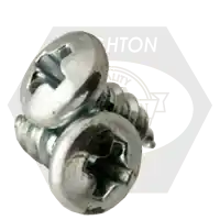 Best Choice 6-20 x 7/16" Self-Tapping Screws, Phillips Pan Head, Type AB, Zinc Cr+3, Full Thread, Qty 15300