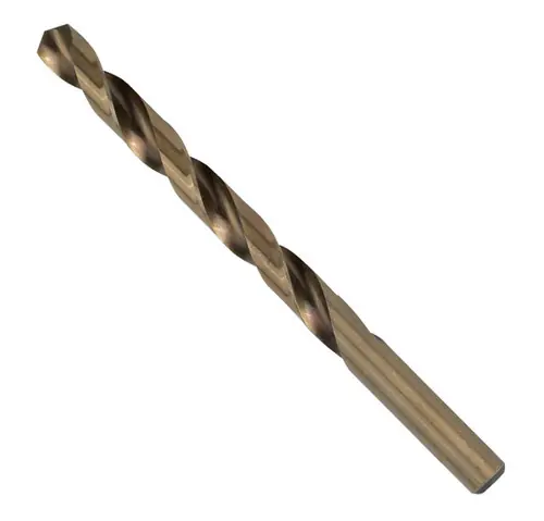 Premium 9/16" (0.5625) Cobalt 118Degs&D 1/2" Shank Proferred M35 Cobalt Twist Drill Bit, Qty 1