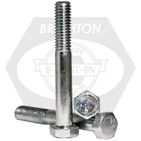 1 1/8"-7 x 4 1/2" Hex Cap Screws, Grade 2, Zinc Cr+3, Partial Thread, Qty 20 New Release