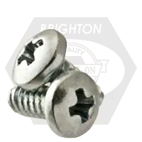 Today Only 1/4"-20 x 3/4" Thread Rolling Screws, Phillips Pan Head, Zinc Cr+3 & Wax , Full Thread, Qty 3000