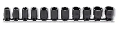 Ko-ken RS13400M/11 3/8 Sq. Dr. 11 Piece Metric Impact 6 point Socket Set 8-19mm Budget